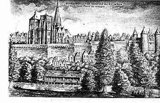 Ville de GUINGAMP Carte postale ancienne